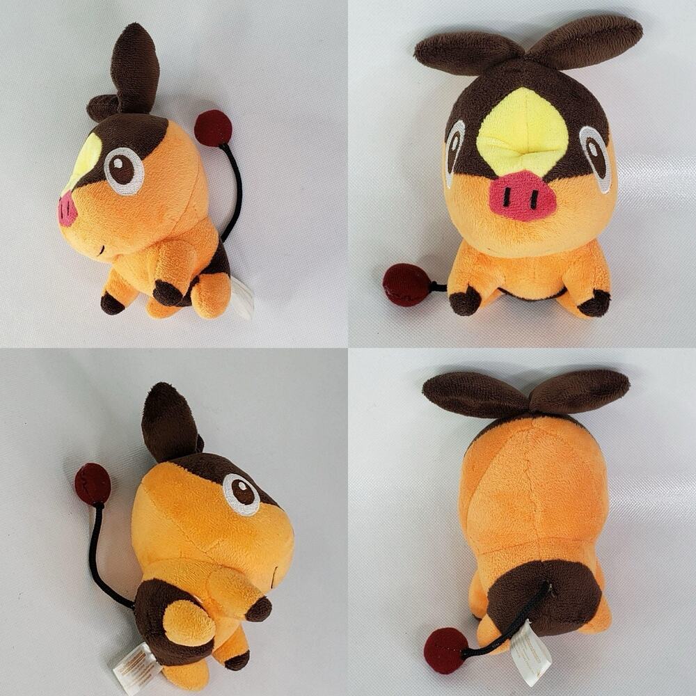 Pokemon Center Nintendo Plush Tepig Pokedoll Stuffed Video Game Toy